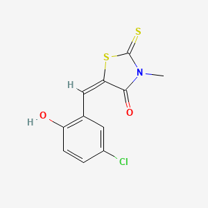 molecular formula C11H8ClNO2S2 B5225380 CHEMBRDG-BB 5605350 CAS No. 313684-65-0