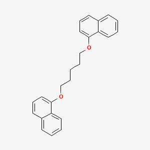 molecular formula C25H24O2 B5225713 1,5-Di(1-naphthoxy)pentane 