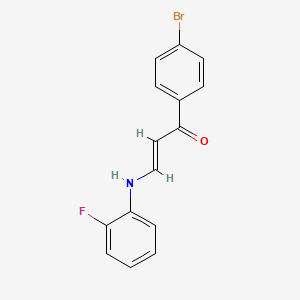 molecular formula C15H11BrFNO B5225907 N-(2-bromophenyl)-2-chloroacetamide 