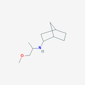 molecular formula C11H21NO B5226040 N-(1-methoxypropan-2-yl)bicyclo[2.2.1]heptan-2-amine 