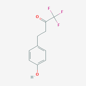 molecular formula C10H9F3O2 B052263 1,1,1-Trifluoro-4-(4-hydroxyphenyl)butan-2-one CAS No. 117896-99-8