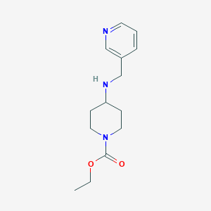 molecular formula C14H21N3O2 B5227297 Ethyl 4-(pyridin-3-ylmethylamino)piperidine-1-carboxylate 