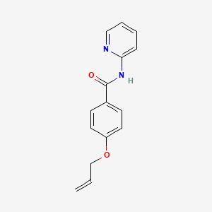molecular formula C15H14N2O2 B5228711 4-prop-2-enoxy-N-pyridin-2-ylbenzamide CAS No. 423769-43-1