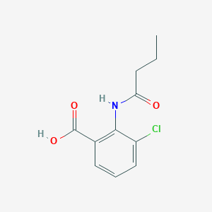 molecular formula C11H12ClNO3 B5229227 2-(Butanoylamino)-3-chlorobenzoic acid 