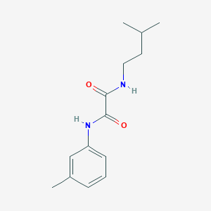 molecular formula C14H20N2O2 B5229919 N-(3-methylbutyl)-N'-(3-methylphenyl)oxamide 