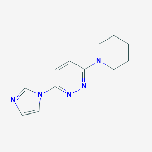 3-Imidazol-1-yl-6-piperidin-1-ylpyridazine