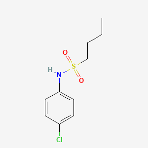 molecular formula C10H14ClNO2S B5231200 N-(4-chlorophenyl)butane-1-sulfonamide CAS No. 7143-37-5