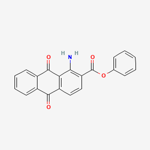 molecular formula C21H13NO4 B5231269 Phenyl 1-aminoanthraquinone-2-carboxylate 