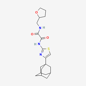 molecular formula C20H27N3O3S B5231349 N-(4-Adamantan-1-yl-thiazol-2-yl)-N'-(tetrahydro-furan-2-ylmethyl)-oxalamide 