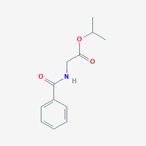 molecular formula C12H15NO3 B052317 Isopropyl 2-benzamidoacetate CAS No. 1776-56-3