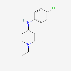 molecular formula C14H21ClN2 B5231888 N-(4-chlorophenyl)-1-propylpiperidin-4-amine 