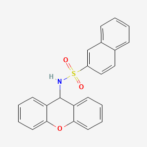 molecular formula C23H17NO3S B5231965 N-(9H-XANTHEN-9-YL)-2-NAPHTHALENESULFONAMIDE 