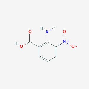 molecular formula C8H8N2O4 B052320 2-(Methylamino)-3-nitrobenzoic acid CAS No. 124341-38-4
