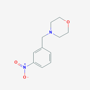 molecular formula C11H14N2O3 B052323 4-(3-Nitrobenzyl)morpholine CAS No. 123207-57-8