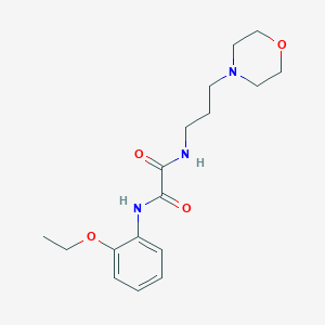 molecular formula C17H25N3O4 B5232363 N'-(2-ethoxyphenyl)-N-(3-morpholin-4-ylpropyl)oxamide 
