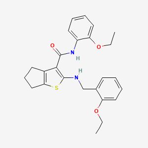 2-[(2-ethoxybenzyl)amino]-N-(2-ethoxyphenyl)-5,6-dihydro-4H-cyclopenta[b]thiophene-3-carboxamide