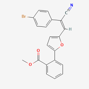 methyl 2-{5-[2-(4-bromophenyl)-2-cyanovinyl]-2-furyl}benzoate