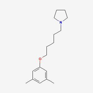 1-[5-(3,5-dimethylphenoxy)pentyl]pyrrolidine