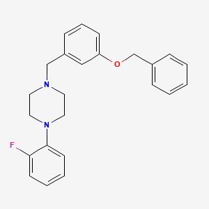 1-[3-(benzyloxy)benzyl]-4-(2-fluorophenyl)piperazine