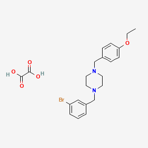 1-(3-bromobenzyl)-4-(4-ethoxybenzyl)piperazine oxalate