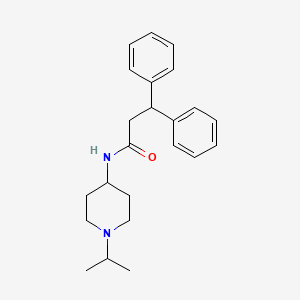 N-(1-isopropyl-4-piperidinyl)-3,3-diphenylpropanamide