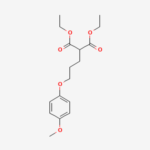 diethyl [3-(4-methoxyphenoxy)propyl]malonate