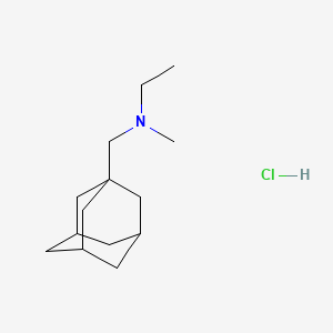 molecular formula C14H26ClN B5233079 N-(1-adamantylmethyl)-N-methylethanamine;hydrochloride 