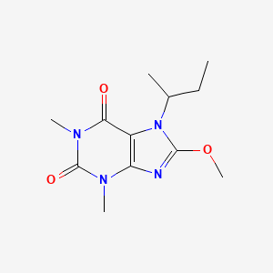 7-sec-butyl-8-methoxy-1,3-dimethyl-3,7-dihydro-1H-purine-2,6-dione