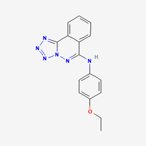 molecular formula C16H14N6O B5233151 N-(4-ETHOXYPHENYL)-[1,2,3,4]TETRAZOLO[5,1-A]PHTHALAZIN-6-AMINE 