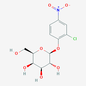 molecular formula C12H14ClNO8 B052333 2-氯-4-硝基苯基-β-D-半乳糖苷 CAS No. 123706-60-5