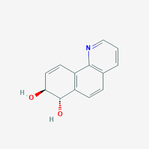 molecular formula C13H11NO2 B052339 7,8-Dihydrobenzo(H)quinoline-7alpha,8beta-diol CAS No. 113163-21-6