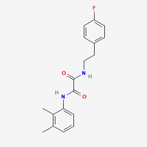 molecular formula C18H19FN2O2 B5234268 N'-(2,3-dimethylphenyl)-N-[2-(4-fluorophenyl)ethyl]oxamide 