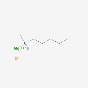 molecular formula C7H15BrMg B052346 2-Heptylmagnesium bromide CAS No. 111497-09-7
