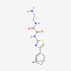 molecular formula C19H28N4O2S B5234770 N-(4-Adamantan-1-yl-thiazol-2-yl)-N'-(2-dimethylamino-ethyl)-oxalamide 