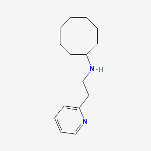 molecular formula C15H24N2 B5234778 N-(2-pyridin-2-ylethyl)cyclooctanamine 