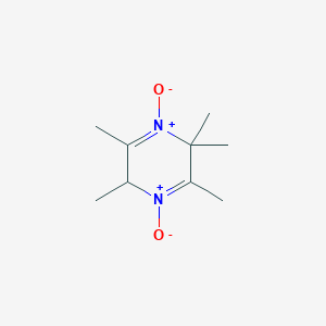 molecular formula C9H16N2O2 B052355 2,2,3,5,6-Pentamethyl-2,5-dihydropyrazine 1,4-dioxide CAS No. 118176-38-8