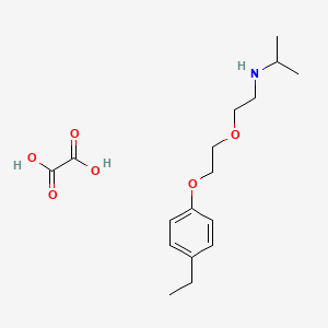 molecular formula C17H27NO6 B5235745 N-[2-[2-(4-ethylphenoxy)ethoxy]ethyl]propan-2-amine;oxalic acid 