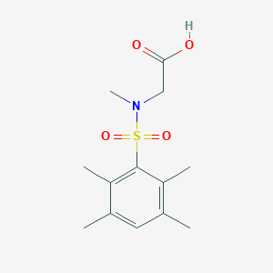 molecular formula C13H19NO4S B5236029 N-methyl-N-[(2,3,5,6-tetramethylphenyl)sulfonyl]glycine 