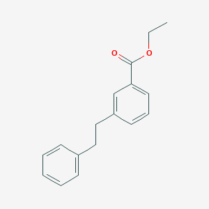 molecular formula C17H18O2 B052364 Ethyl 3-phenethylbenzoate CAS No. 123926-26-1