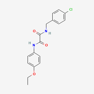 molecular formula C17H17ClN2O3 B5236445 N-[(4-chlorophenyl)methyl]-N'-(4-ethoxyphenyl)oxamide 