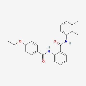 molecular formula C24H24N2O3 B5236647 N-(2,3-dimethylphenyl)-2-[(4-ethoxybenzoyl)amino]benzamide 