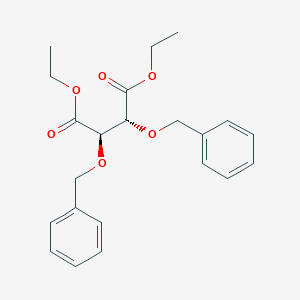 molecular formula C22H26O6 B052367 Diethyl (2R,3R)-2,3-bis(phenylmethoxy)butanedioate CAS No. 77312-71-1