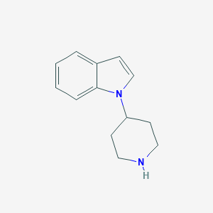 molecular formula C13H16N2 B052368 1-(Piperidin-4-yl)-1H-indole CAS No. 118511-81-2