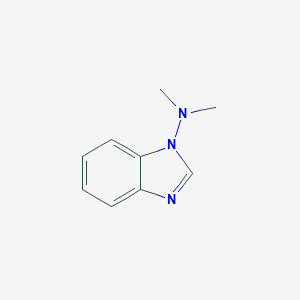 molecular formula C9H11N3 B052373 N,N-Dimethylbenzimidazol-1-amine CAS No. 123117-53-3