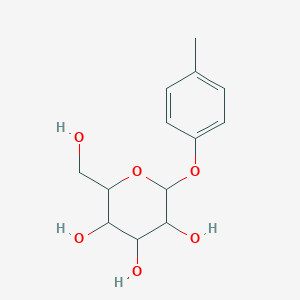 molecular formula C13H18O6 B5238131 2-(Hydroxymethyl)-6-(4-methylphenoxy)oxane-3,4,5-triol 