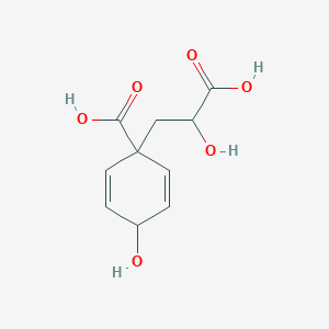 molecular formula C10H12O6 B052404 Prephenyllactate CAS No. 117580-15-1