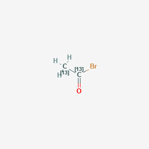 molecular formula C2H3BrO B052409 Acetyl bromide-13C2 CAS No. 113638-93-0