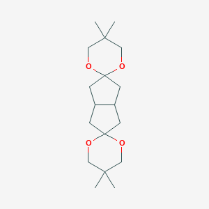 molecular formula C18H30O4 B052416 cis-Bicyclo[3.3.0]octane-3,7-dione-3,7-bis(2',2'-dimethylpropylidene) Diketal CAS No. 92007-38-0