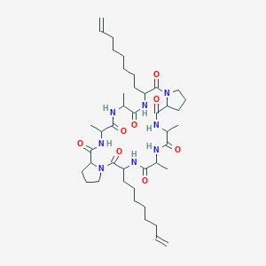 molecular formula C42H68N8O8 B052418 Cyclo(aaap)(2) CAS No. 115042-89-2