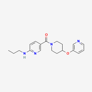N-propyl-5-{[4-(3-pyridinyloxy)-1-piperidinyl]carbonyl}-2-pyridinamine